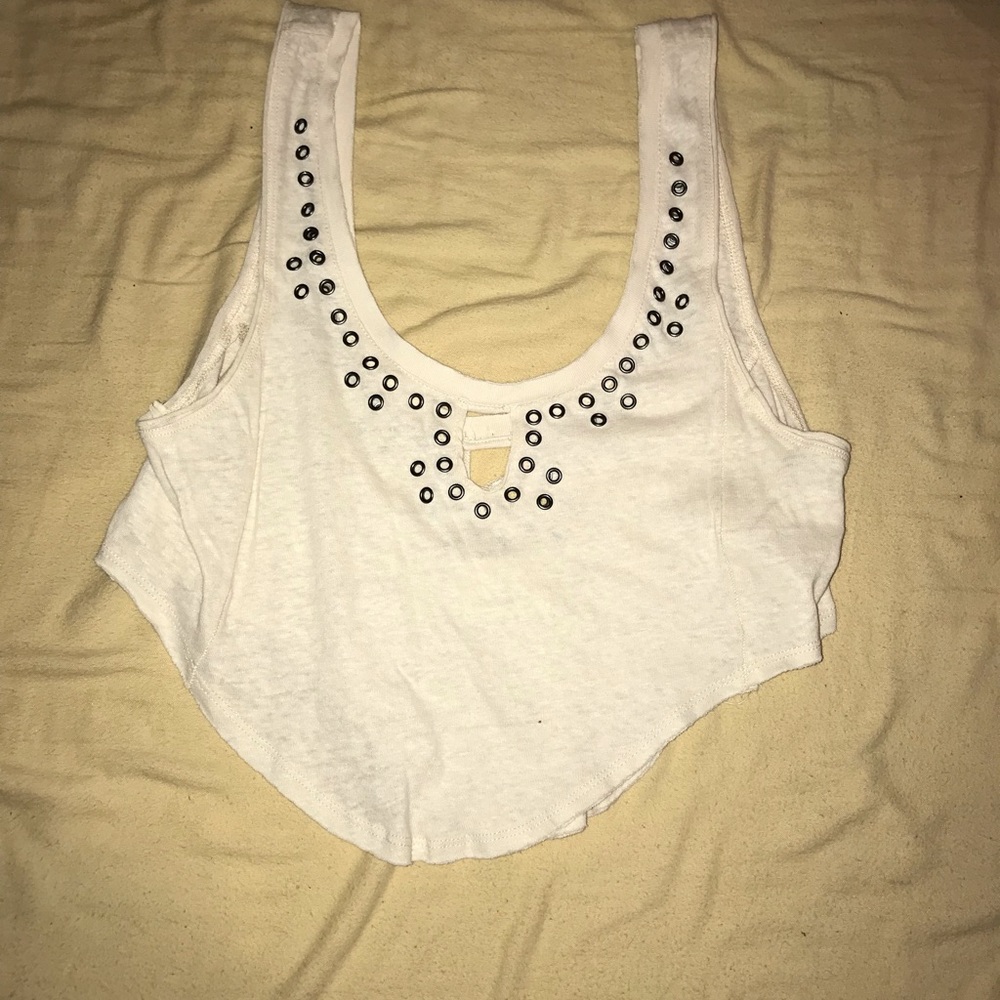 Beige Crop top
